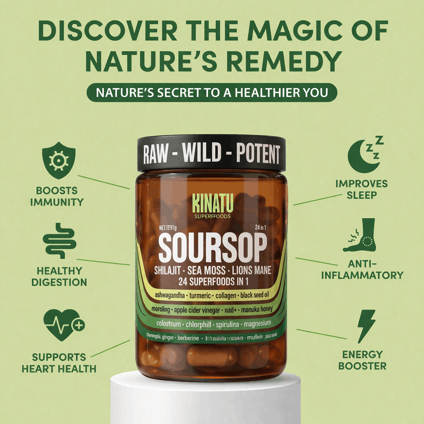 Kinatu 24-in-1 Soursop Supplement